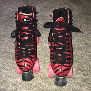 Zebra print skates!
